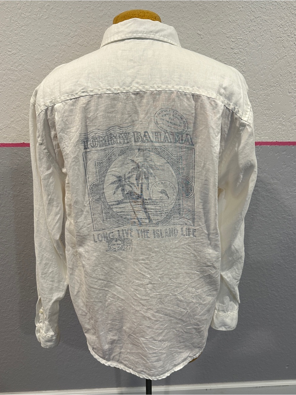Tommy Bahama Linen Shirt , Long Sleeve, Size Large